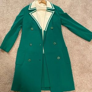 Wool vintage jacket and dress.